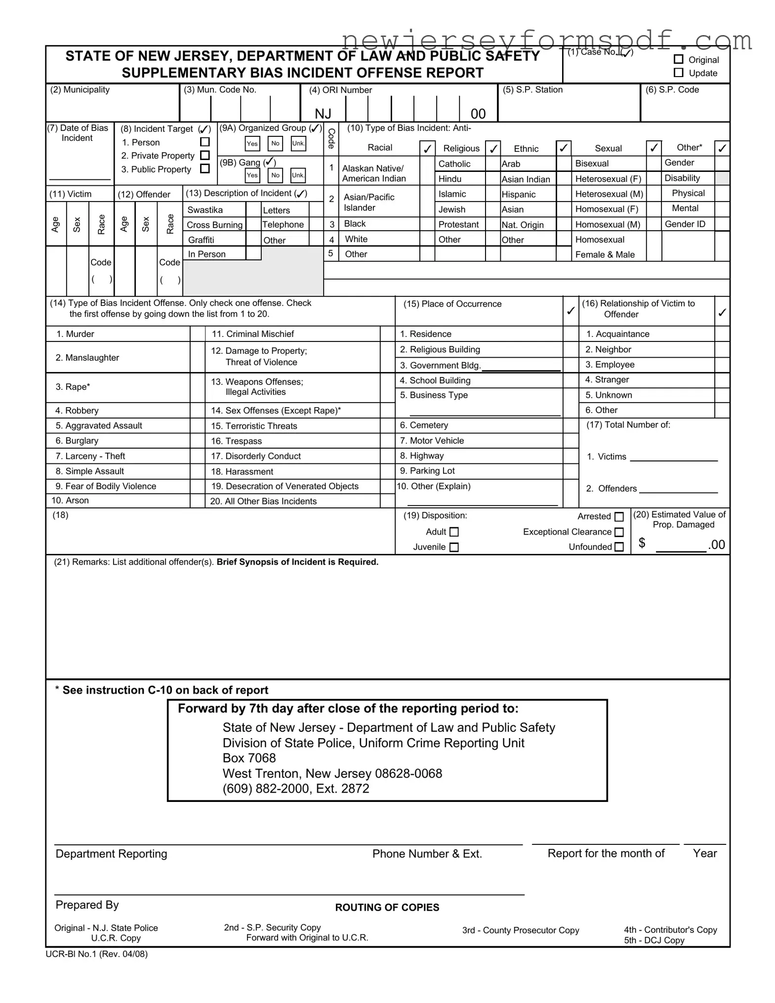 Fill Out a Valid New Jersey Ucr Bi Template