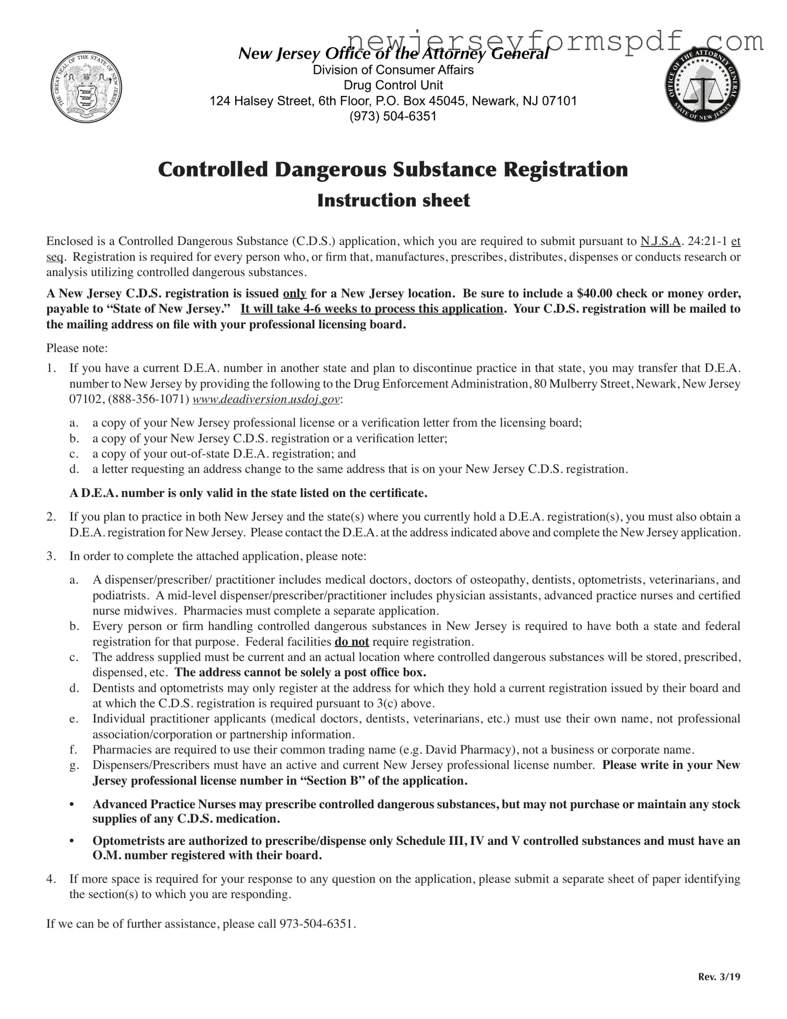 Fill Out a Valid Nj Application Registration Template