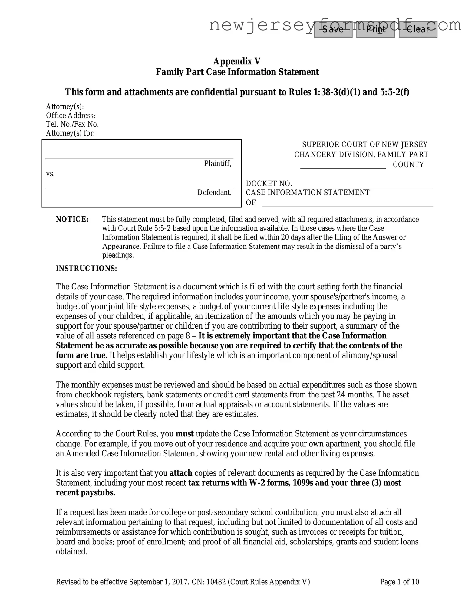 Fill Out a Valid Nj Cn 10482 Template