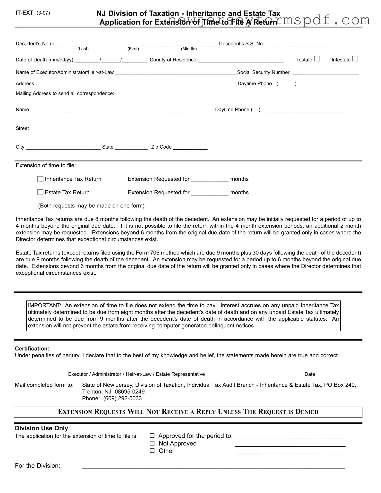 Fill Out a Valid Nj Estate Template