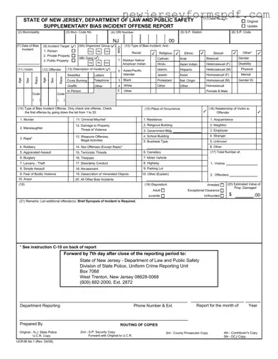 Fill Out a Valid New Jersey Ucr Bi Template
