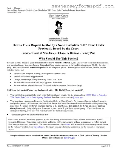 Fill Out a Valid Nj Court 11487 Template