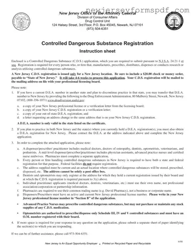 Fill Out a Valid Nj Dangerous Substance Registration Template