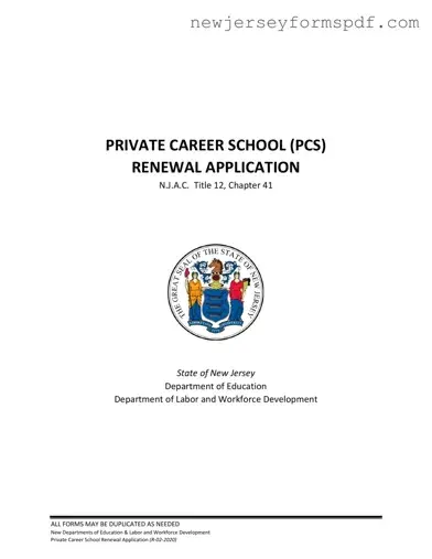 Fill Out a Valid Nj School Application Template