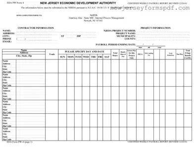 Fill Out a Valid Njeda Certified Payroll Template